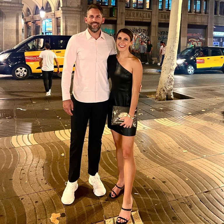 Rachelle and Clayton together on a night out